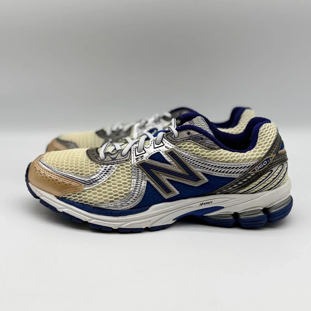 Aime Leon Dore x New Balance 860v2 Mens 10 Blue White Running Shoes**New/Box**